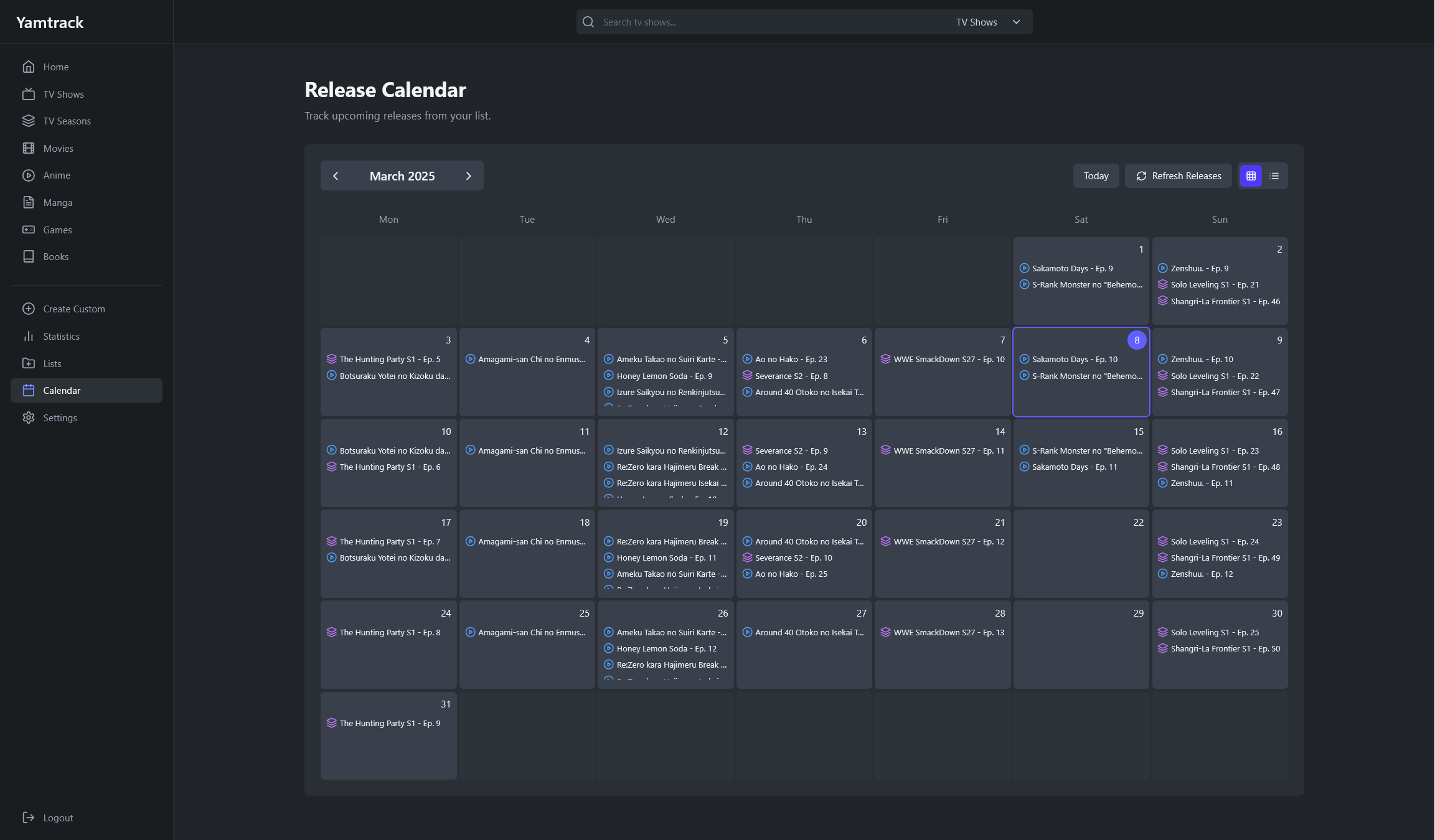 calendar